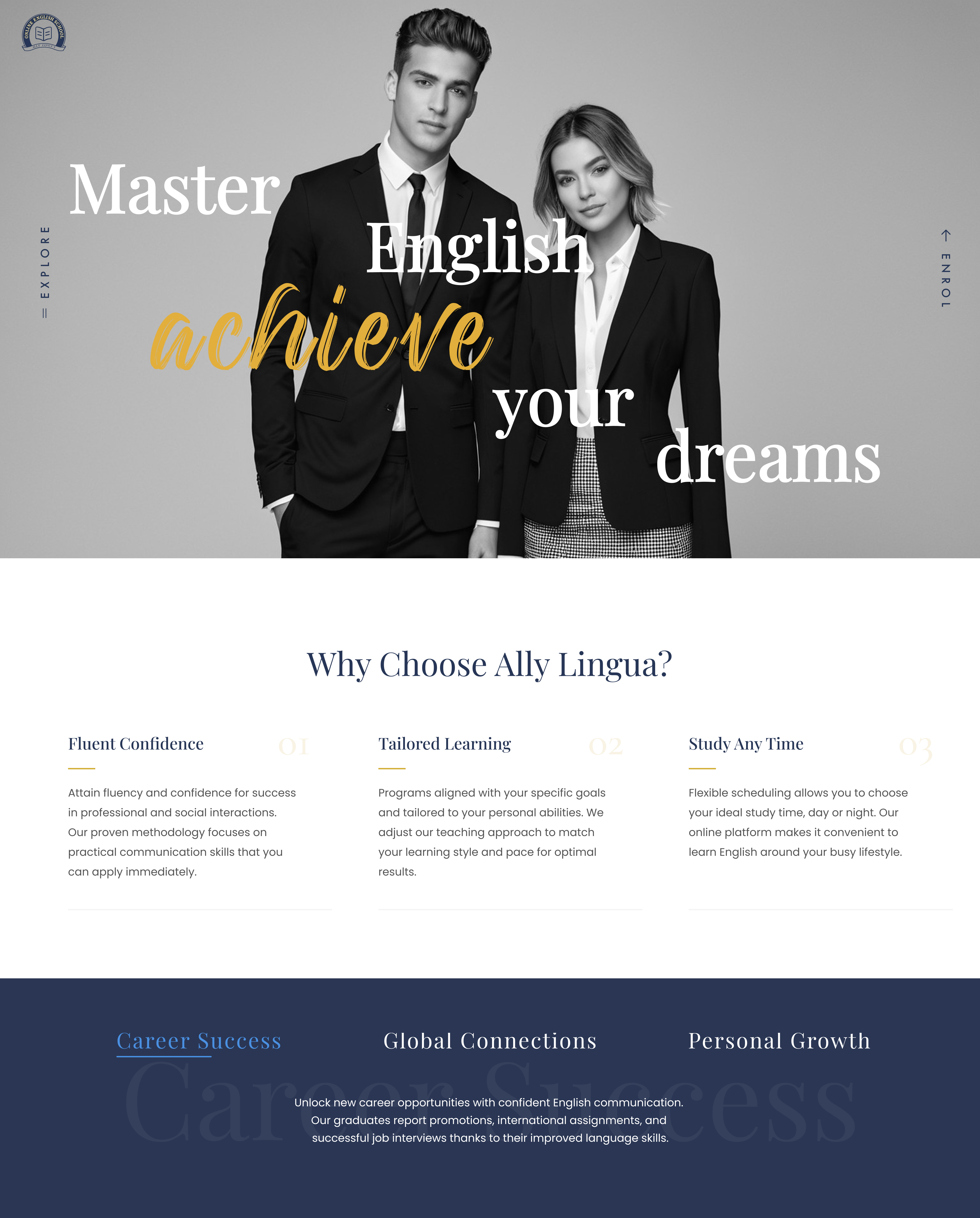 Ally Lingua website