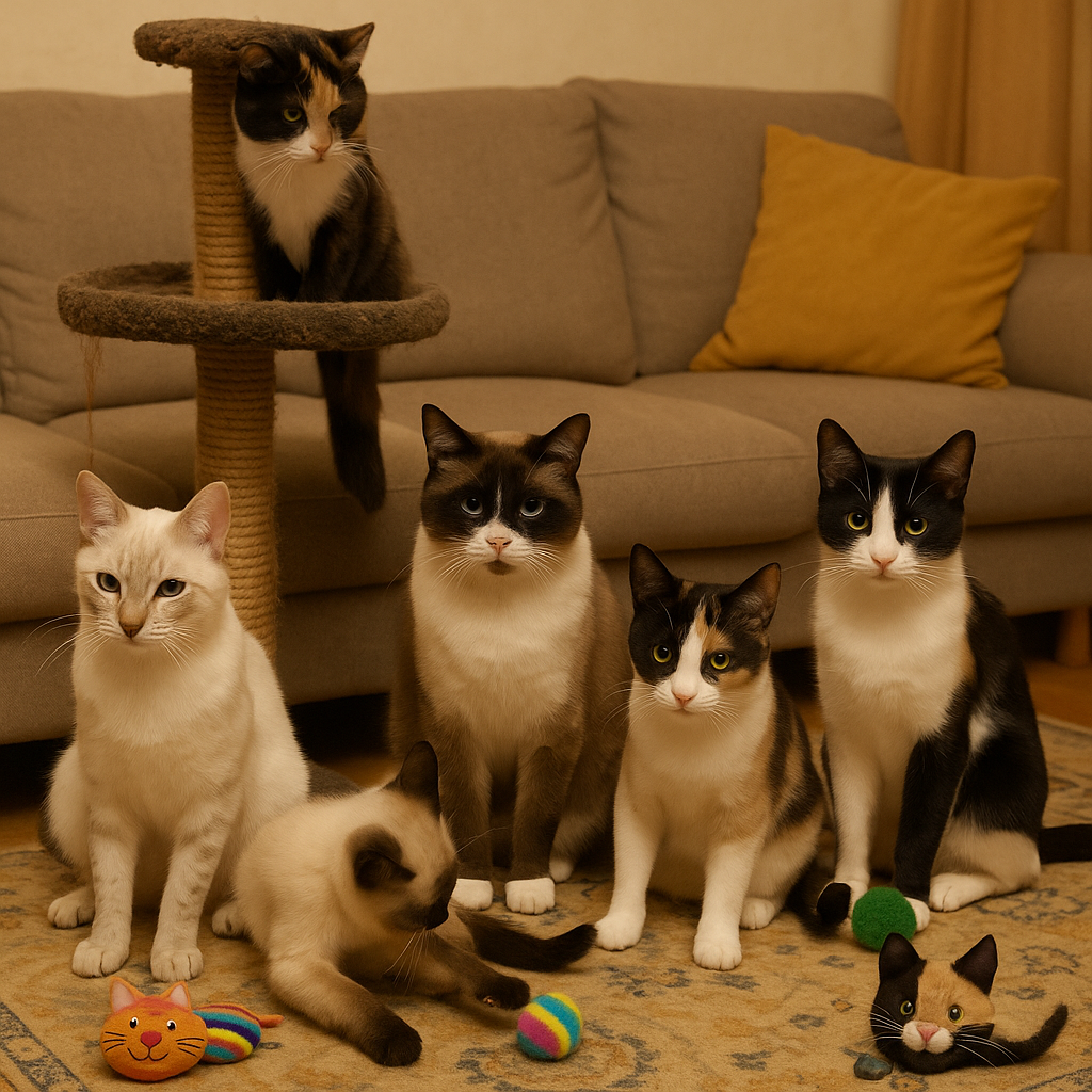 Gatos do abrigo