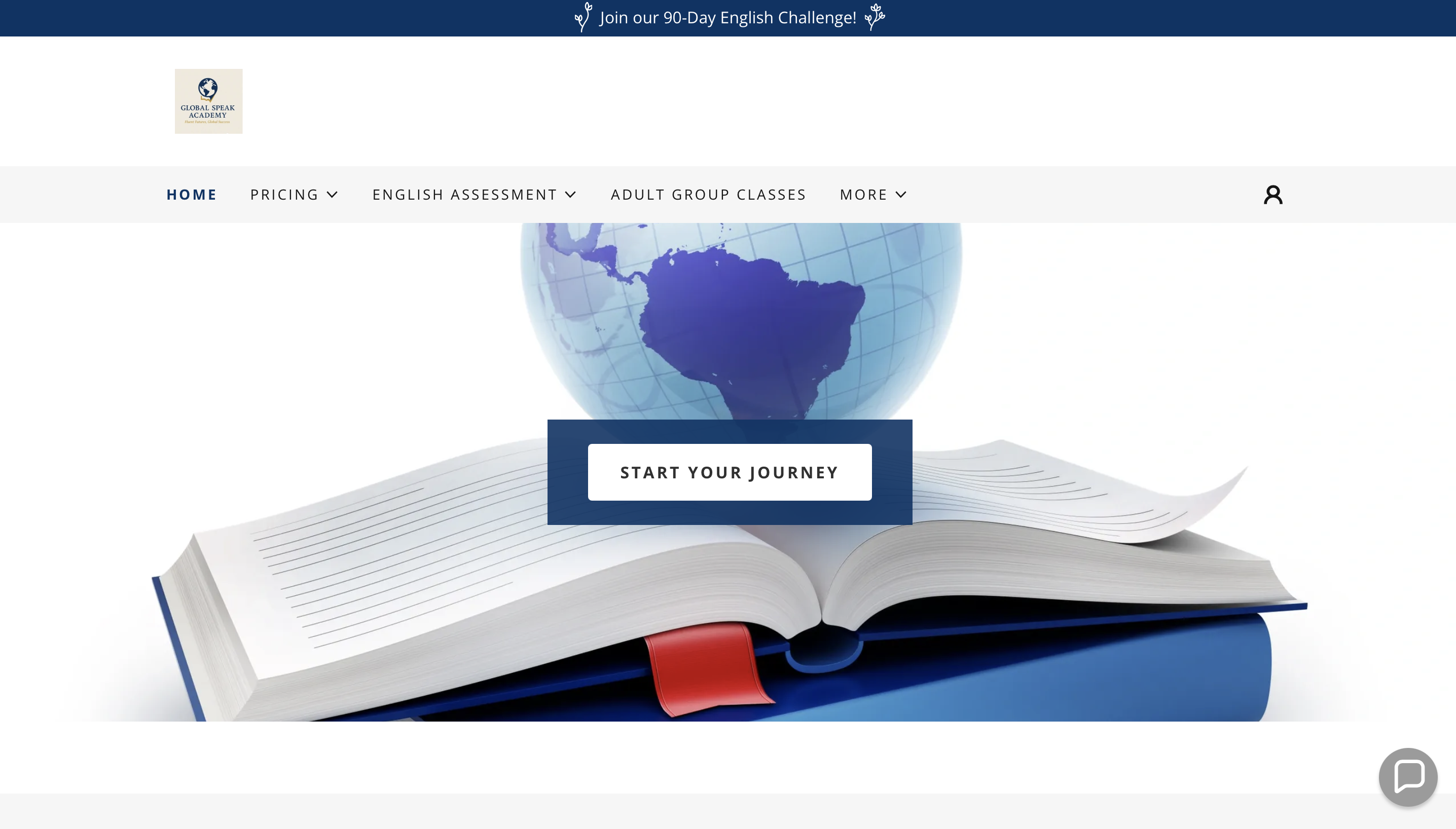 Original Global Speak Academy website