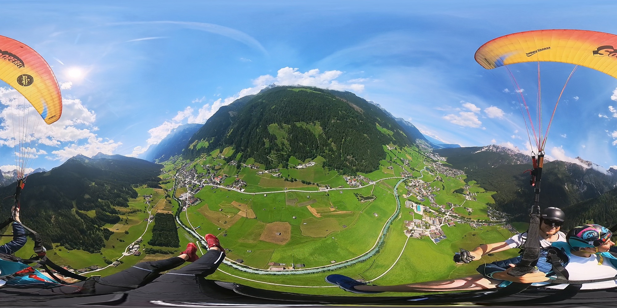 Tandem-Gleitschirmflug Foto 016