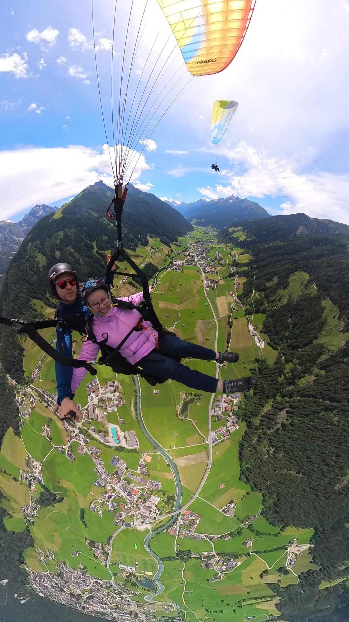 Tandem-Gleitschirmflug Foto 019
