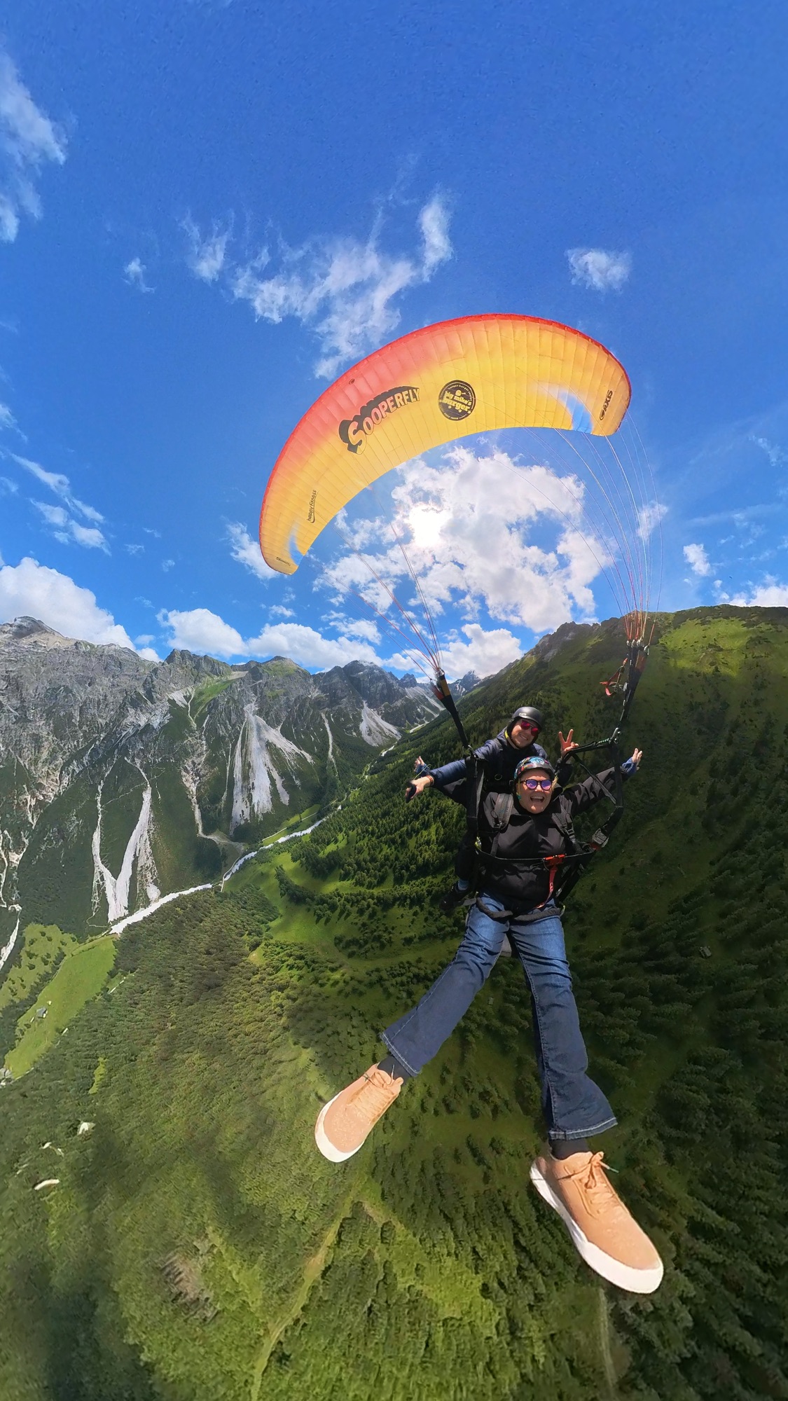 Tandem-Gleitschirmflug Foto 021