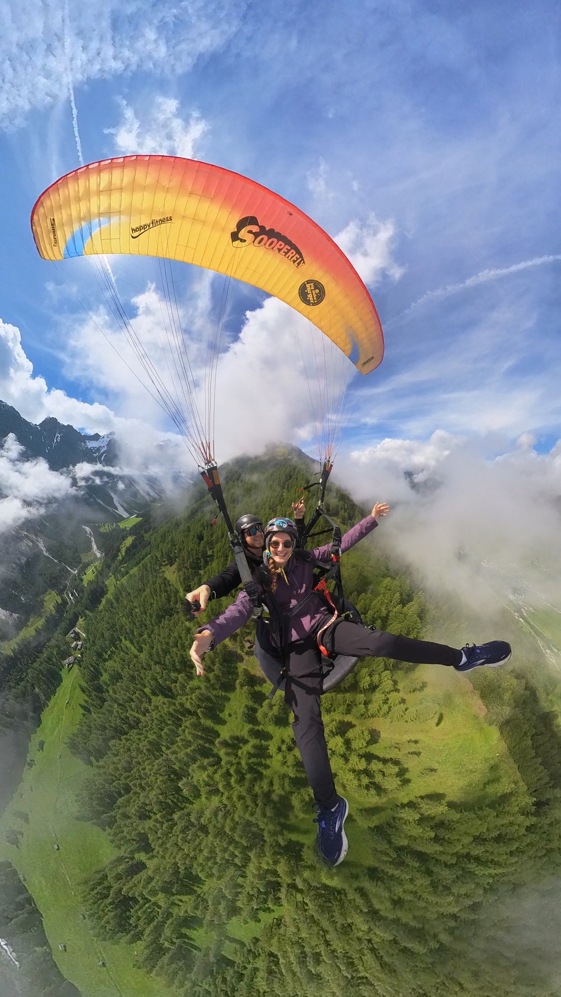 Tandem-Gleitschirmflug Foto 022
