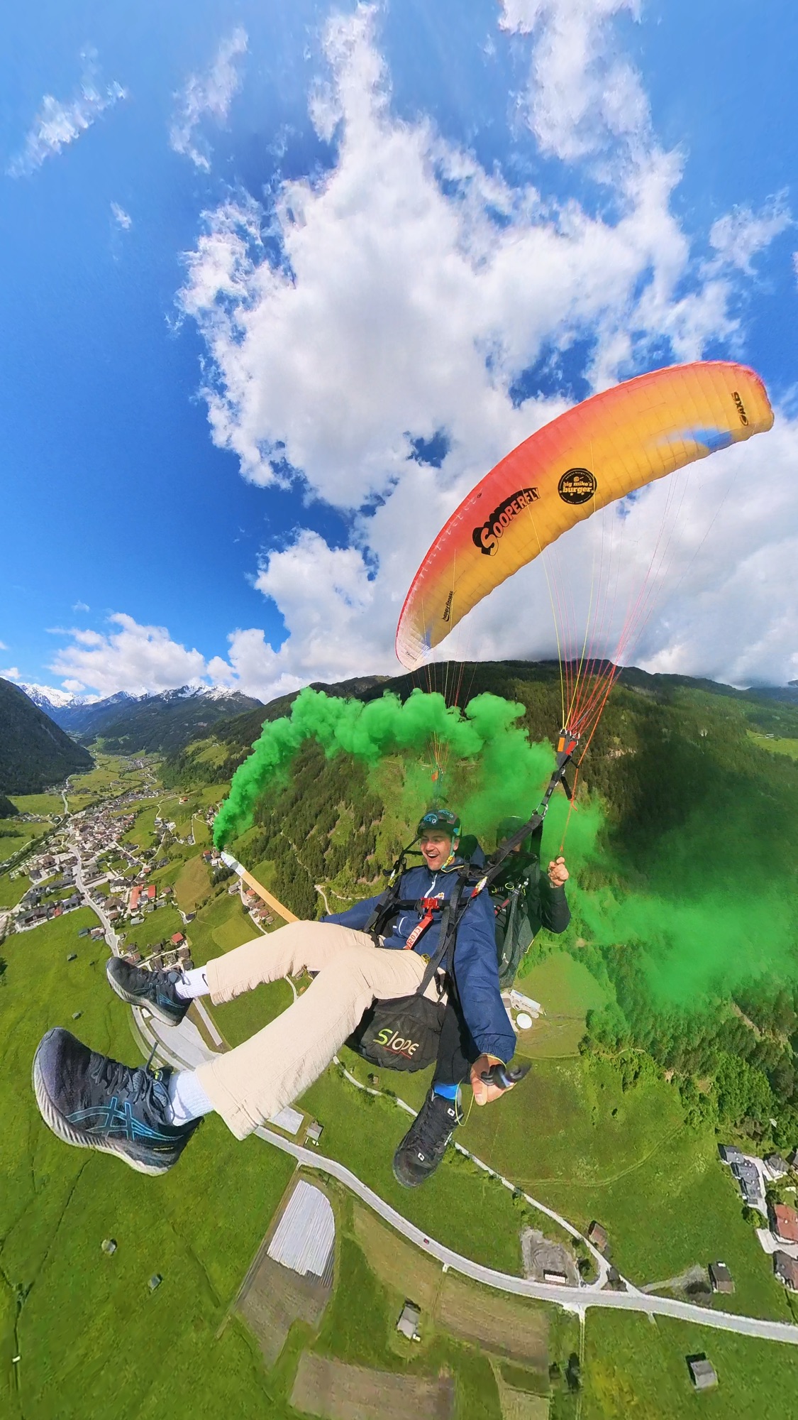 Tandem-Gleitschirmflug Foto 024