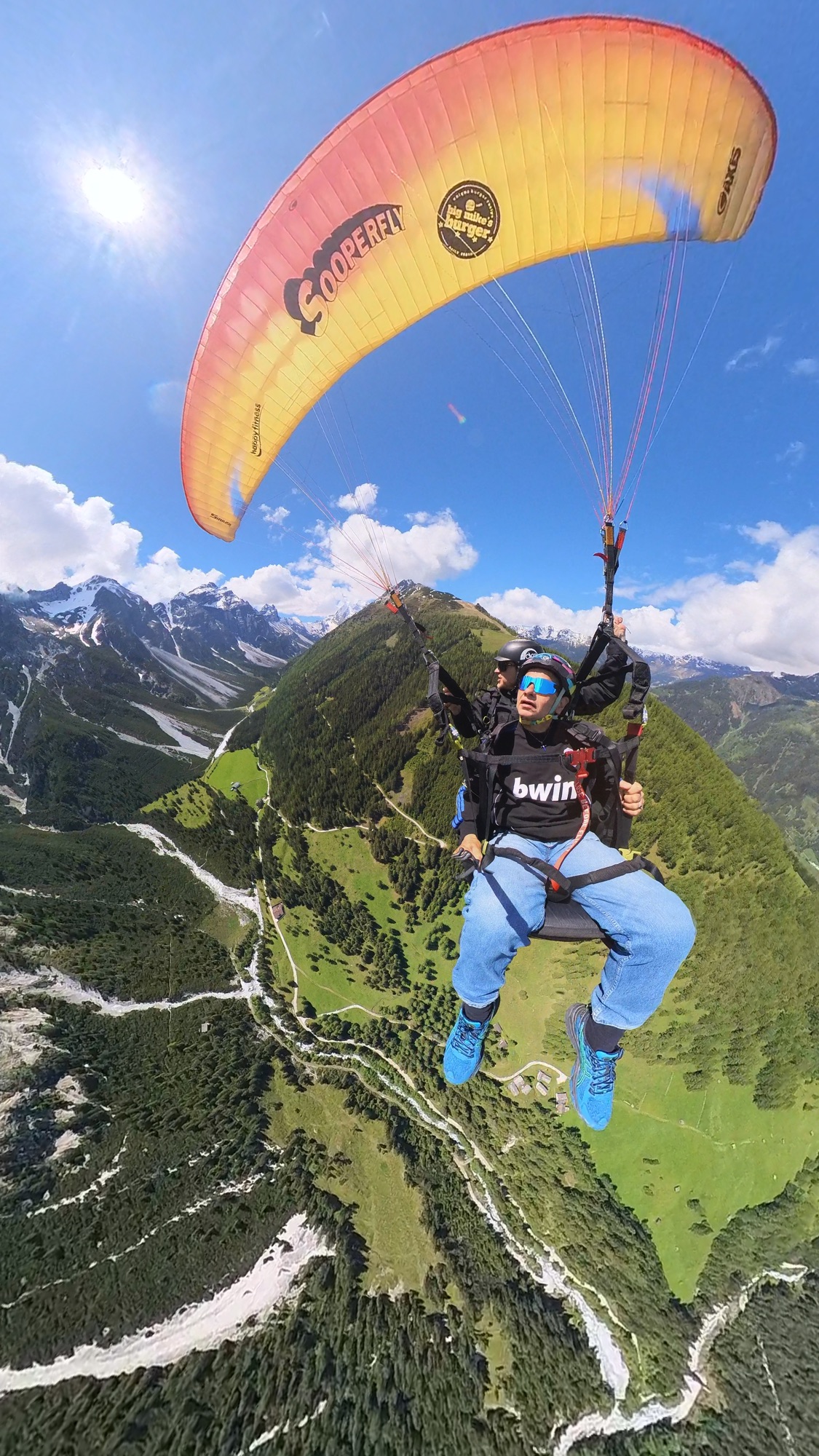 Tandem-Gleitschirmflug Foto 026