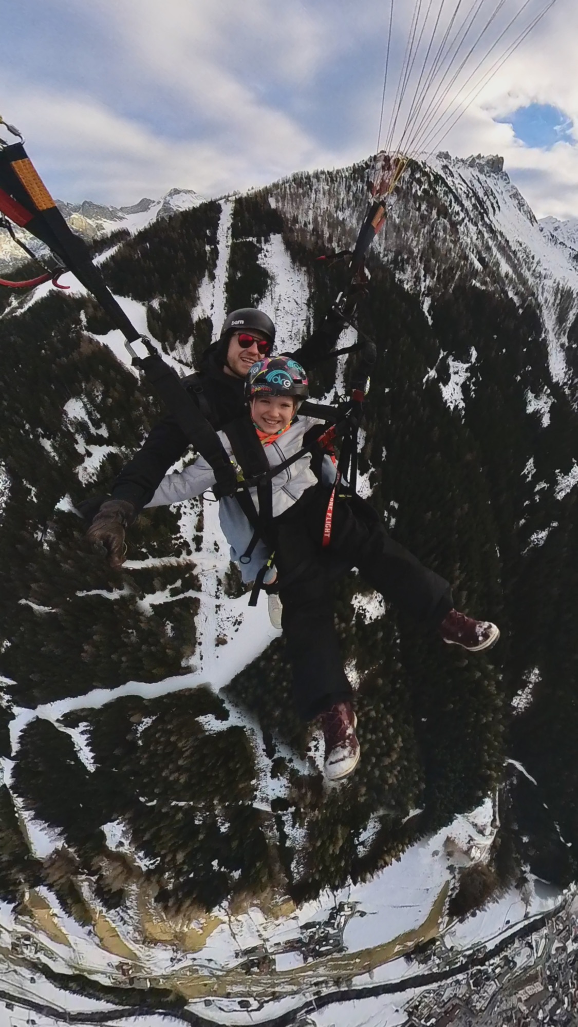 Tandem-Gleitschirmflug Foto 033